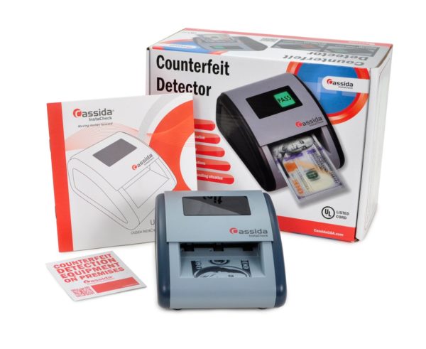 Cassida Small Footprint Easy Read Automatic Counterfeit Detector